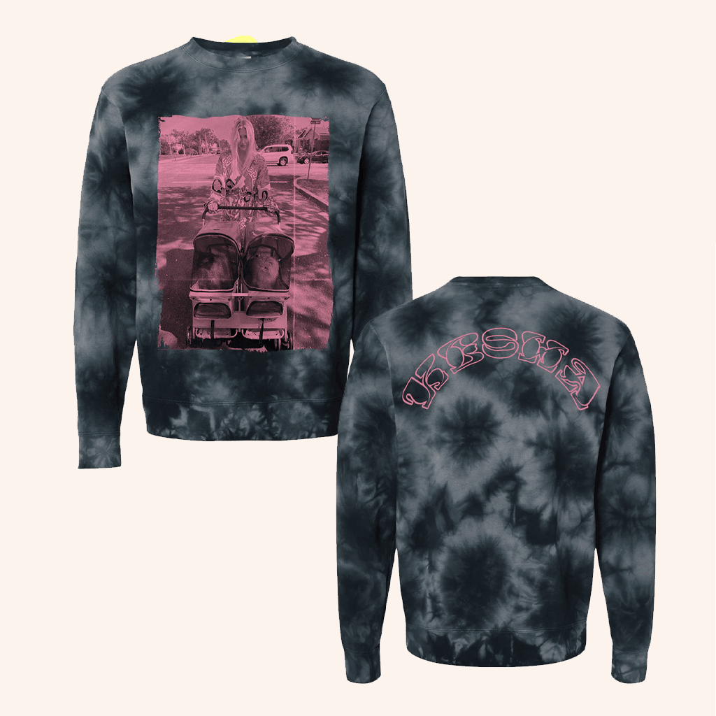 Kesha Merch Stroller Tie Dye Sweatshirt Cool Gifts For Music Lovers Kesha Merch Stroller Tie Dye Sweatshirt Cool Gifts For Music Lovers