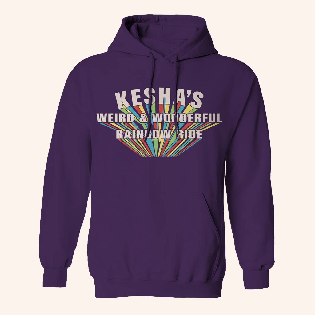 Kesha Merch Weird And Wonderful Rainbow Ride Hoodie Christmas Ideas For Mom Kesha Merch Weird And Wonderful Rainbow Ride Hoodie Christmas Ideas For Mom