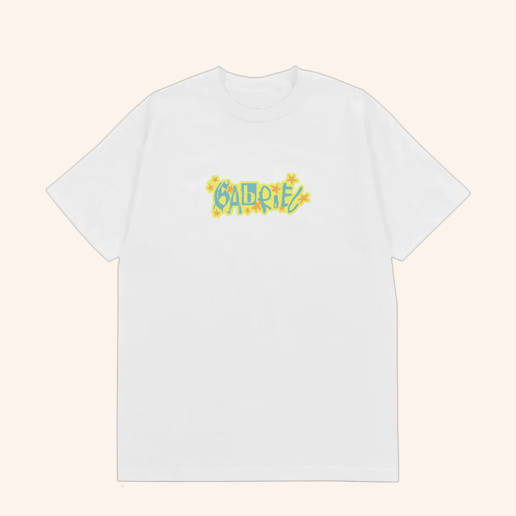 Keshi Merch Gabriel Star White T-Shirt Christmas Presents For Boyfriend