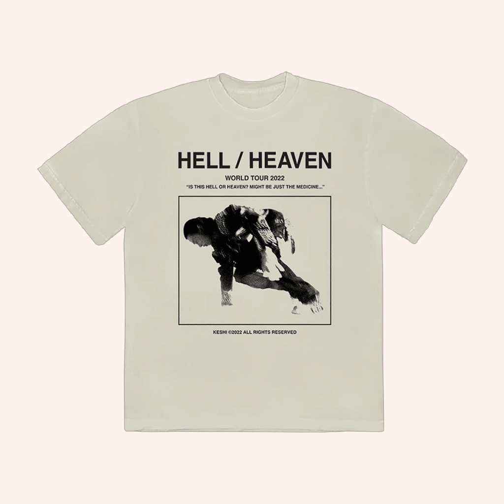 Keshi Merch Hell Heaven World Tour T-Shirt Gift Ideas For Music Lovers Keshi Merch Hell Heaven World Tour T-Shirt Gift Ideas For Music Lovers