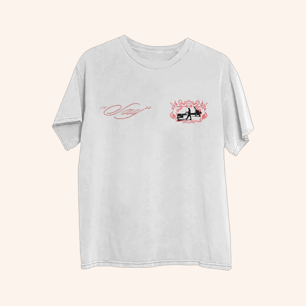 Keshi Merch Say Angel Photo T-Shirt Christmas Presents For Boyfriend