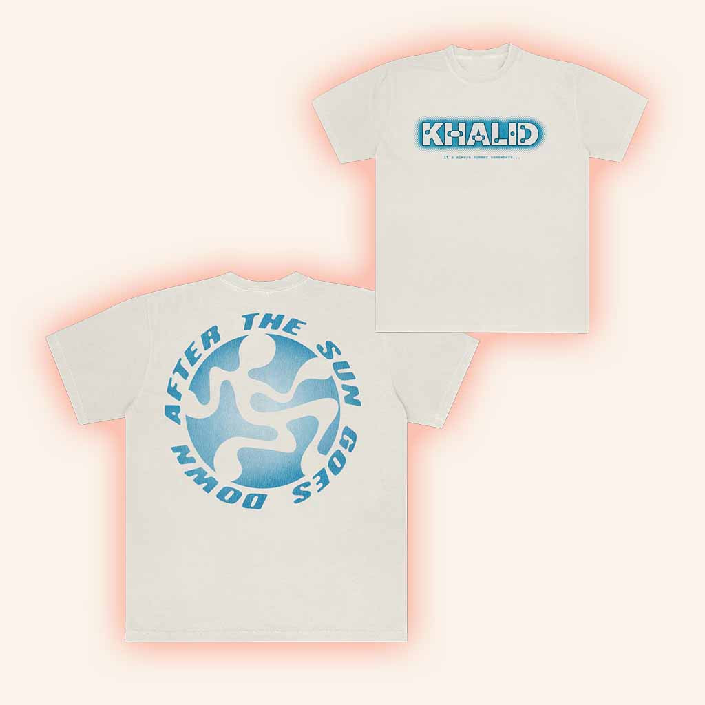 Khalid Merch After The Sun Goes Down White T-Shirt Music Lover Gifts For Him Khalid Merch After The Sun Goes Down White T-Shirt Music Lover Gifts For Him