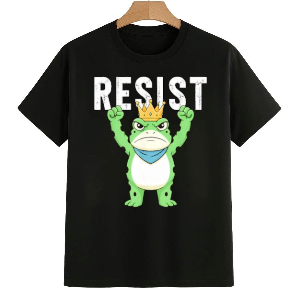 King Frog Resist Portland Frog Protest Shirt Abolish ICE Protest Merch