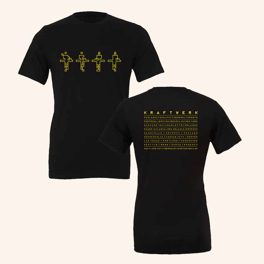 Kraftwerk Merch Kraftwerk Tour 2025 Black T-Shirt Unique Gifts For Music Lovers Kraftwerk Merch Kraftwerk Tour 2025 Black T-Shirt Unique Gifts For Music Lovers