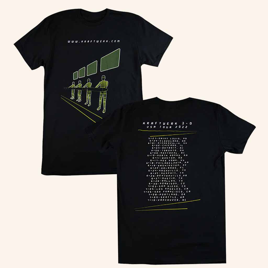 Kraftwerk Merch Kraftwerk USA Tour 2022 T-Shirt Presents For Music Lovers Kraftwerk Merch Kraftwerk USA Tour 2022 T-Shirt Presents For Music Lovers