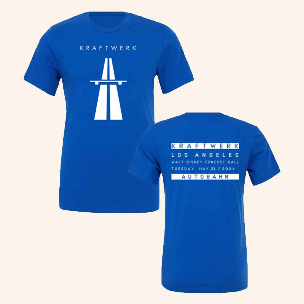 Kraftwerk Merch Los Angeles Tour Autobahn T-Shirt Christmas Gift Ideas For Him Kraftwerk Merch Los Angeles Tour Autobahn T-Shirt Christmas Gift Ideas For Him