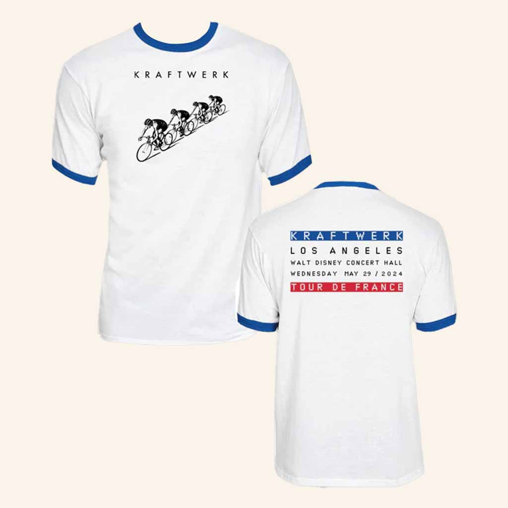 Kraftwerk Merch Los Angeles Tour De France 2024 T-Shirt Good Christmas Gifts For Friend Kraftwerk Merch Los Angeles Tour De France 2024 T-Shirt Good Christmas Gifts For Friend