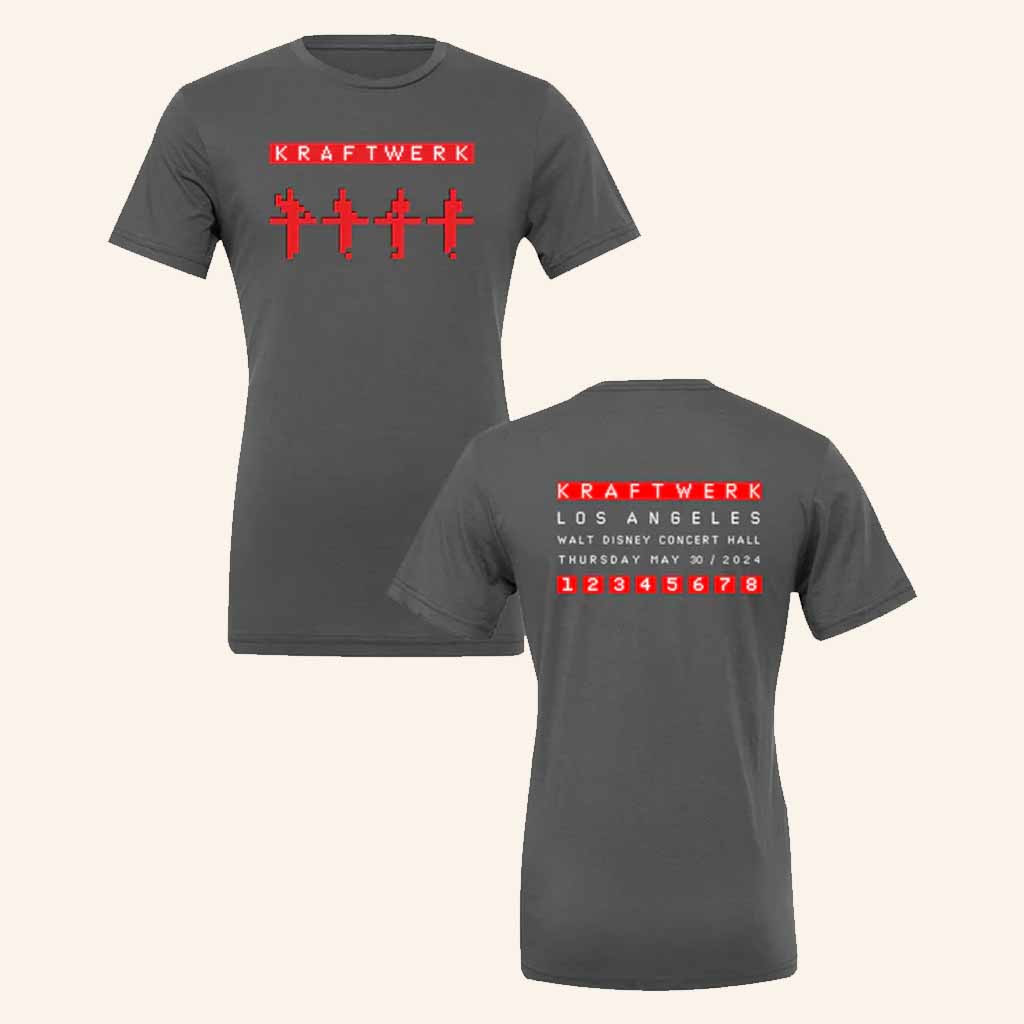 Kraftwerk Merch Los Angeles Tour T-Shirt Christmas Ideas For Girlfriend Kraftwerk Merch Los Angeles Tour T-Shirt Christmas Ideas For Girlfriend