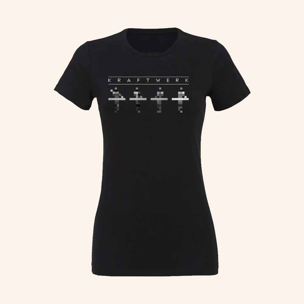 Kraftwerk Merch Pixel Logo Black T-Shirt Best Christmas Gifts For Wife Kraftwerk Merch Pixel Logo Black T-Shirt Best Christmas Gifts For Wife