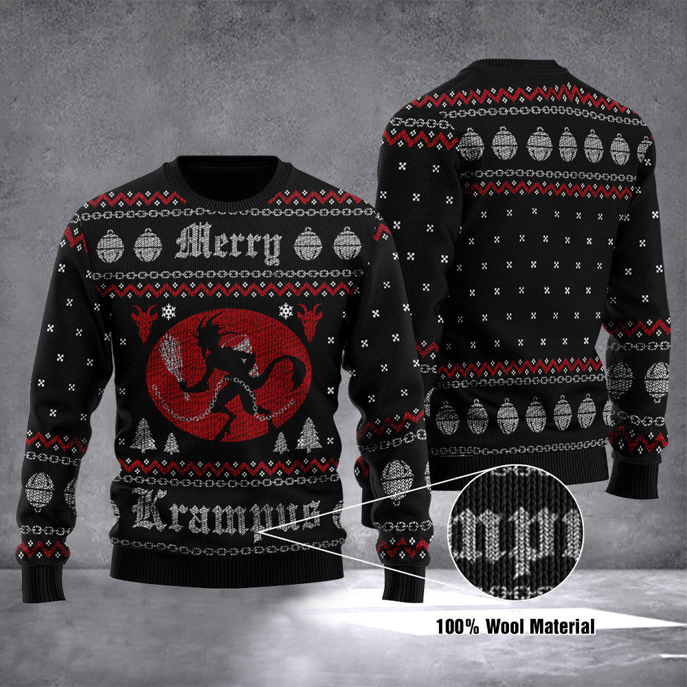 Krampus Ugly Christmas Sweater Merry Krampus Clothing Merch Krampus Ugly Christmas Sweater Merry Krampus Clothing Merch