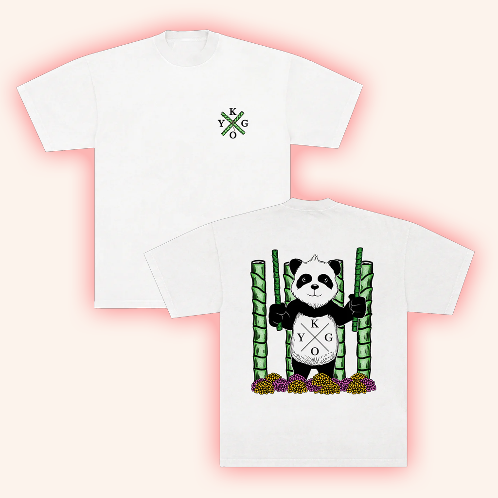 Kygo Merch Kygo Panda Bamboo White T-Shirt Unique Gifts For Husband