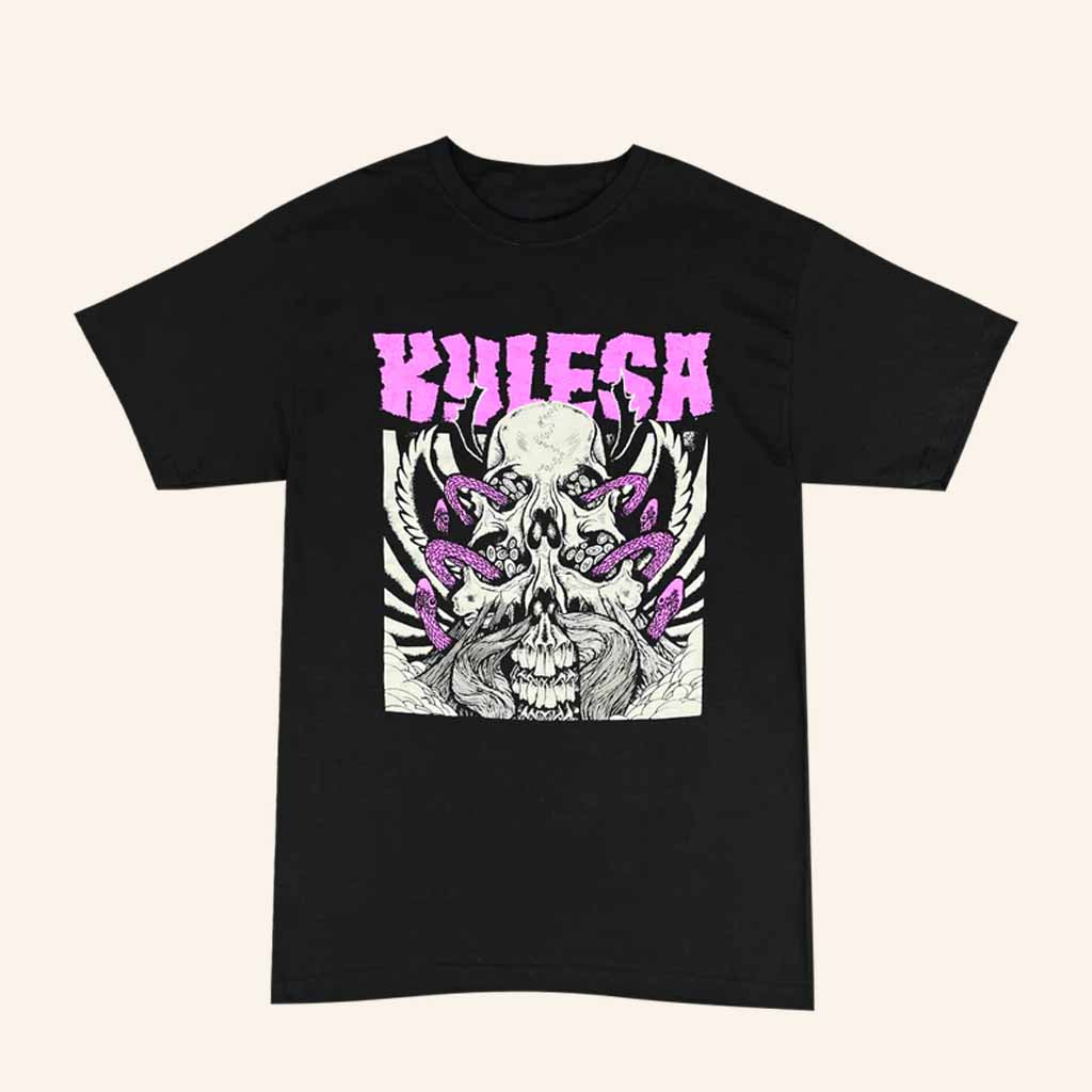 Kylesa Merch John Baizley Skull Black T-Shirt Birthday Gift Ideas For Dad Kylesa Merch John Baizley Skull Black T-Shirt Birthday Gift Ideas For Dad