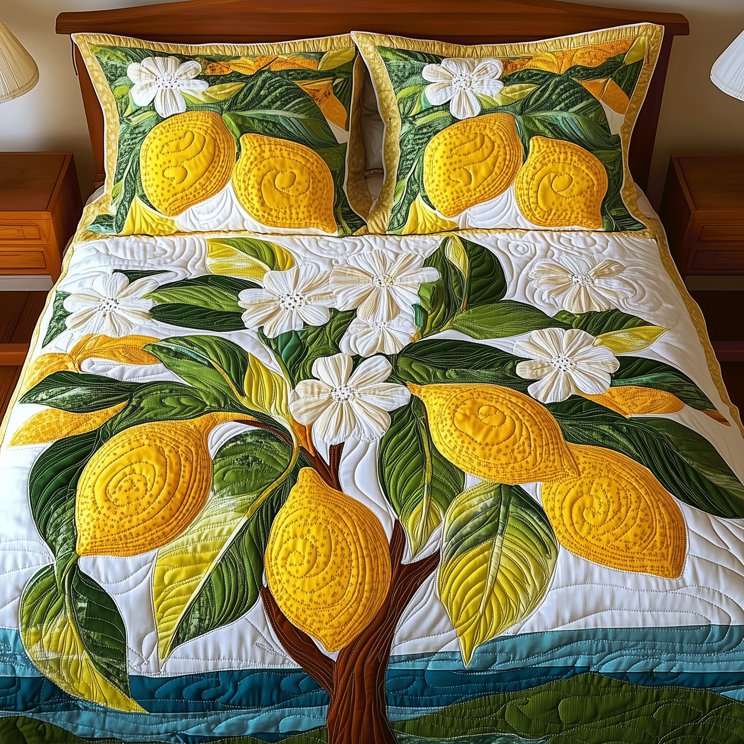 La Dolce Lemon Quilted Bedding Set Duvet Cover Bedspread Xmas Present For Brother La Dolce Lemon Quilted Bedding Set Duvet Cover Bedspread Xmas Present For Brother