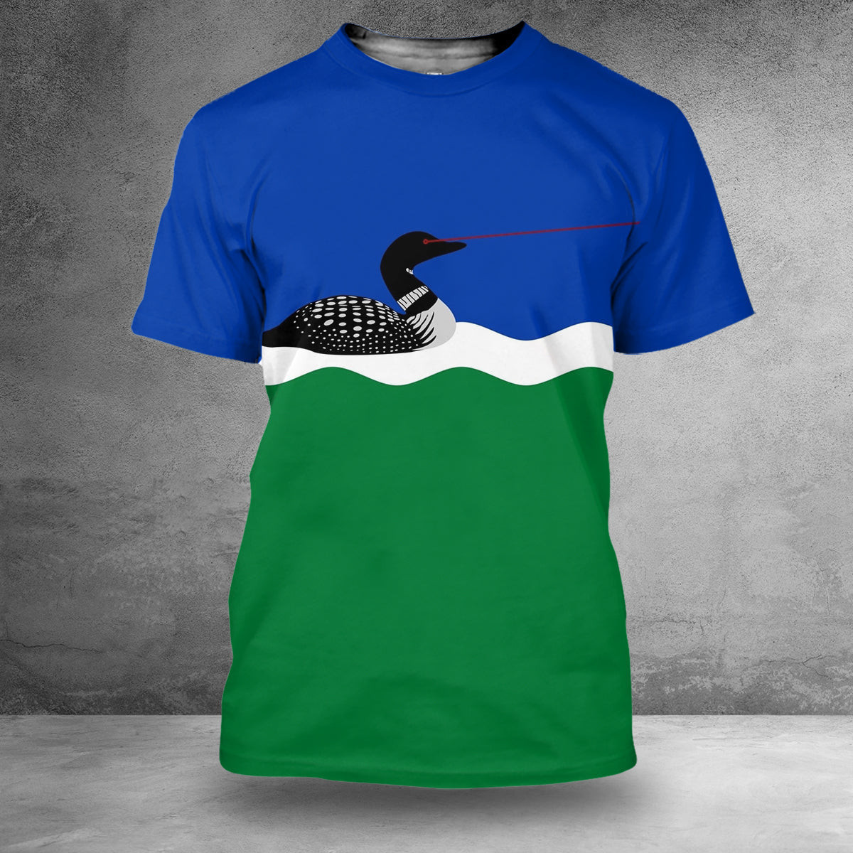 Laser Loon Flag Shirt New Minnesota Flag Funny Design T-Shirt Loons With Laser Eyes Merchandise Laser Loon Flag Shirt New Minnesota Flag Funny Design T-Shirt Loons With Laser Eyes Merchandise