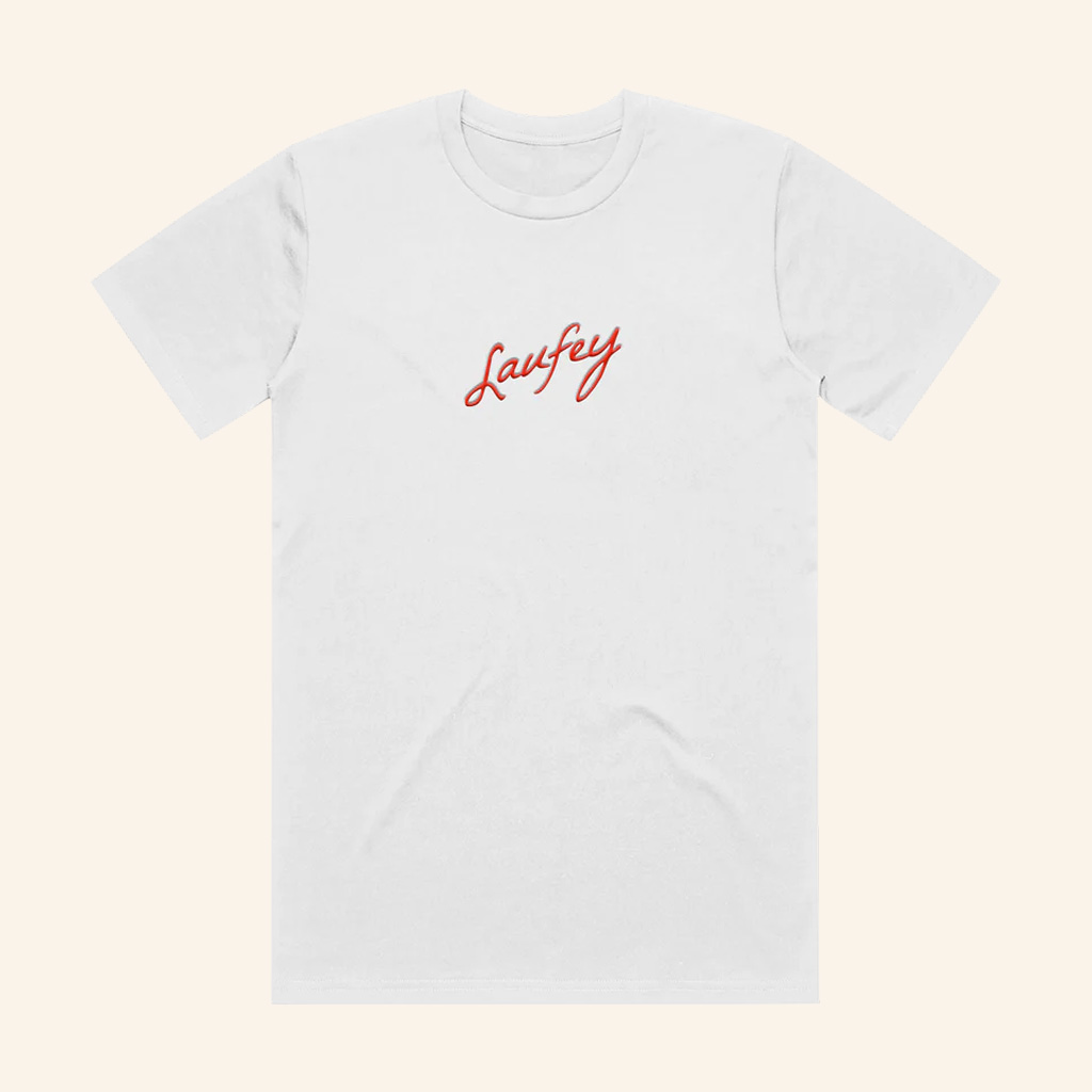 Laufey Merch Laufey Signature Logo T-Shirt Cool Gifts For Music Lovers Laufey Merch Laufey Signature Logo T-Shirt Cool Gifts For Music Lovers