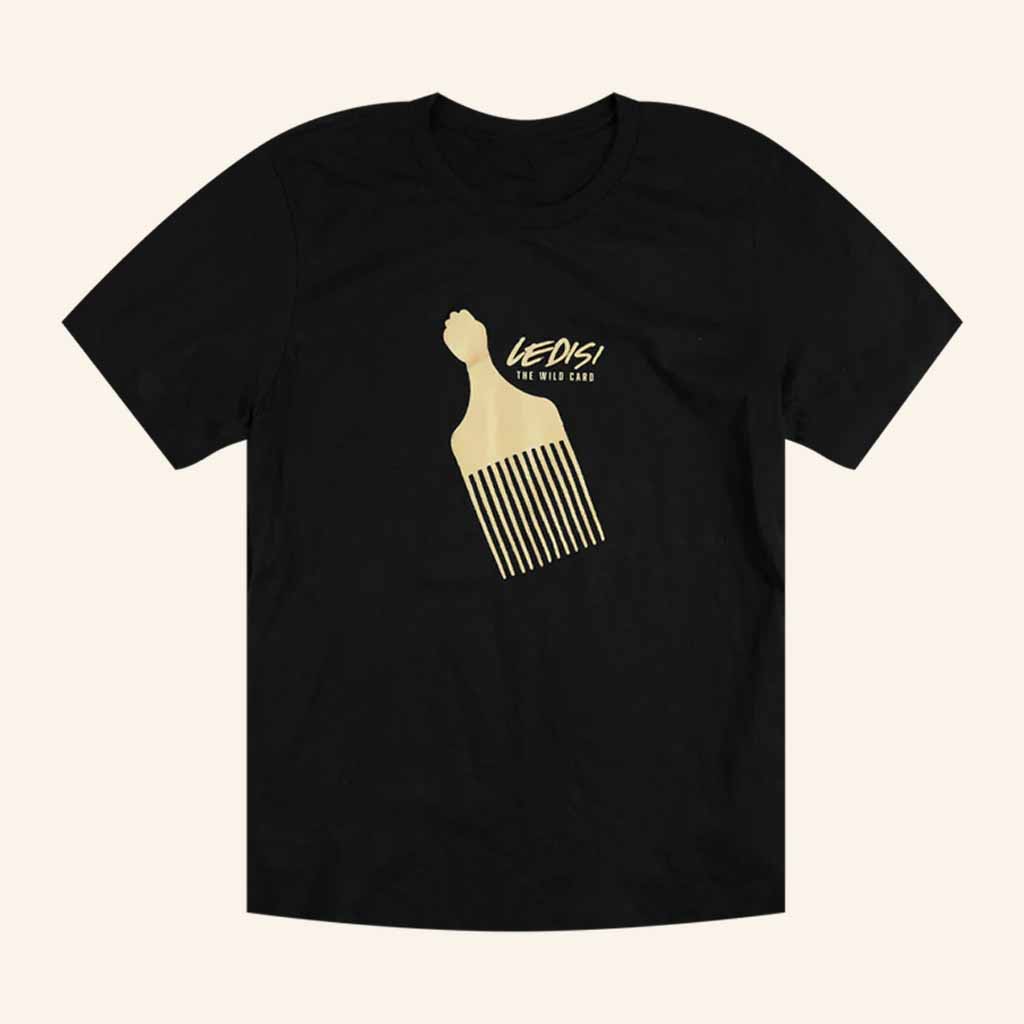 Ledisi Merch Afro Pick The Wild Card Black T-Shirt Christmas Gift Ideas For Men Ledisi Merch Afro Pick The Wild Card Black T-Shirt Christmas Gift Ideas For Men