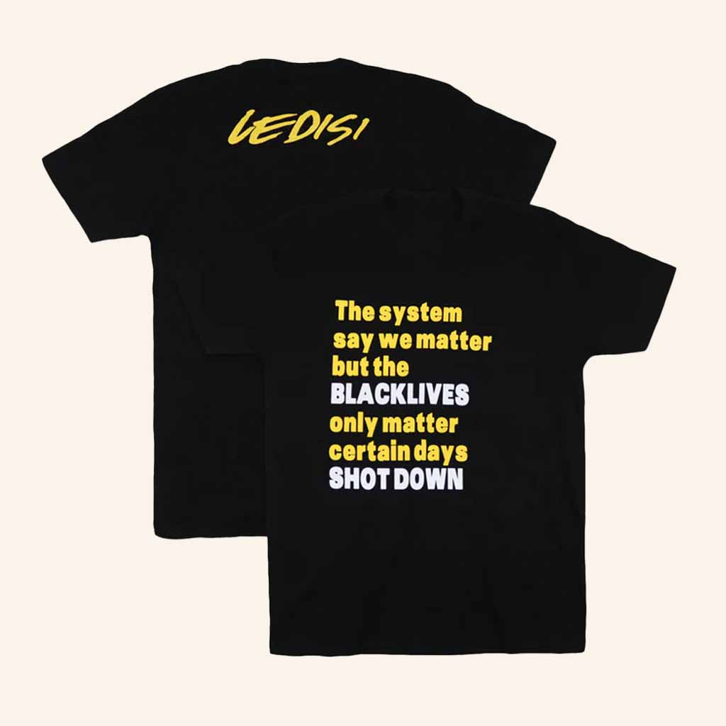 Ledisi Merch Blacklives Shot Down T-Shirt Husband Christmas Gift Ideas