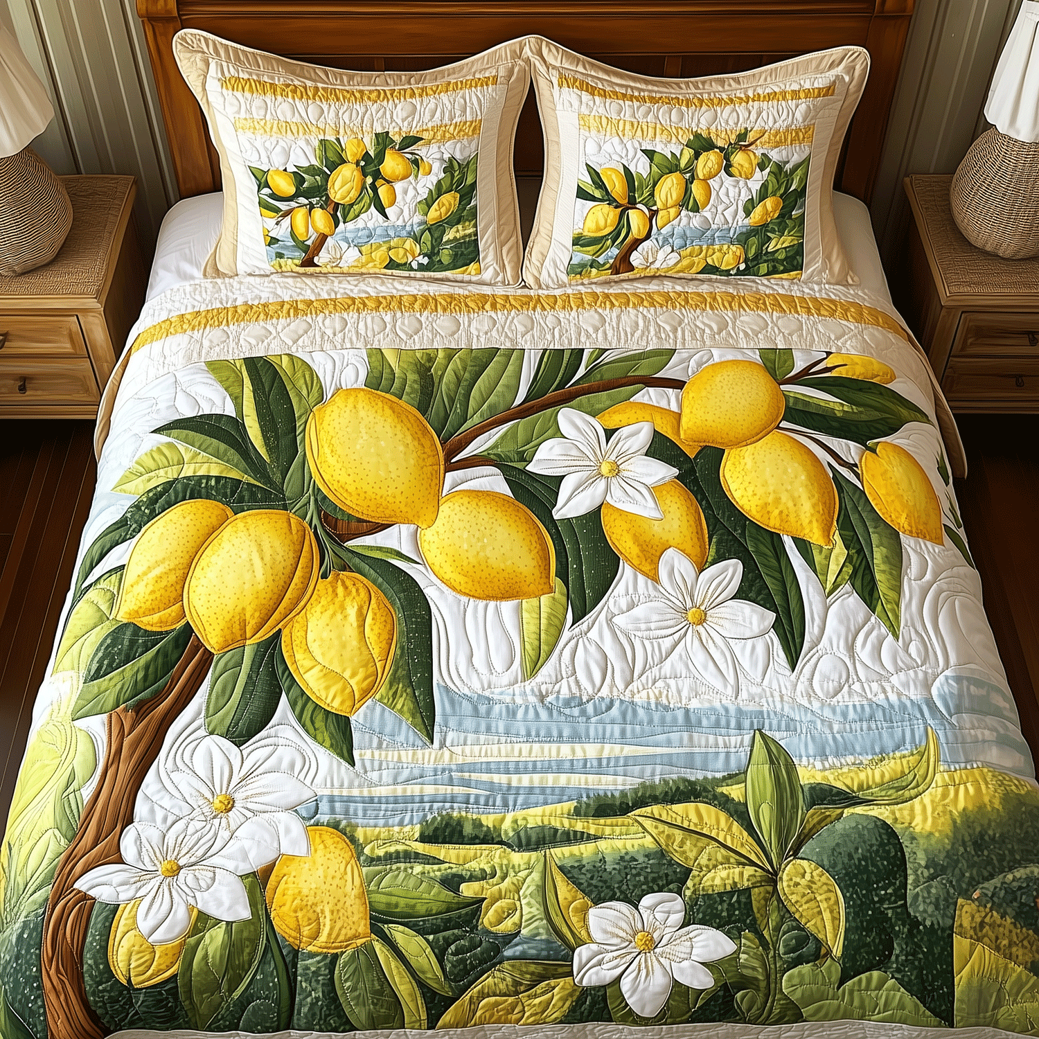 Lemon Kissed Hills Quilted Bedding Set Duvet Cover Bedspread Gifts For Brother And Sister In Law Christmas Lemon Kissed Hills Quilted Bedding Set Duvet Cover Bedspread Gifts For Brother And Sister In Law Christmas