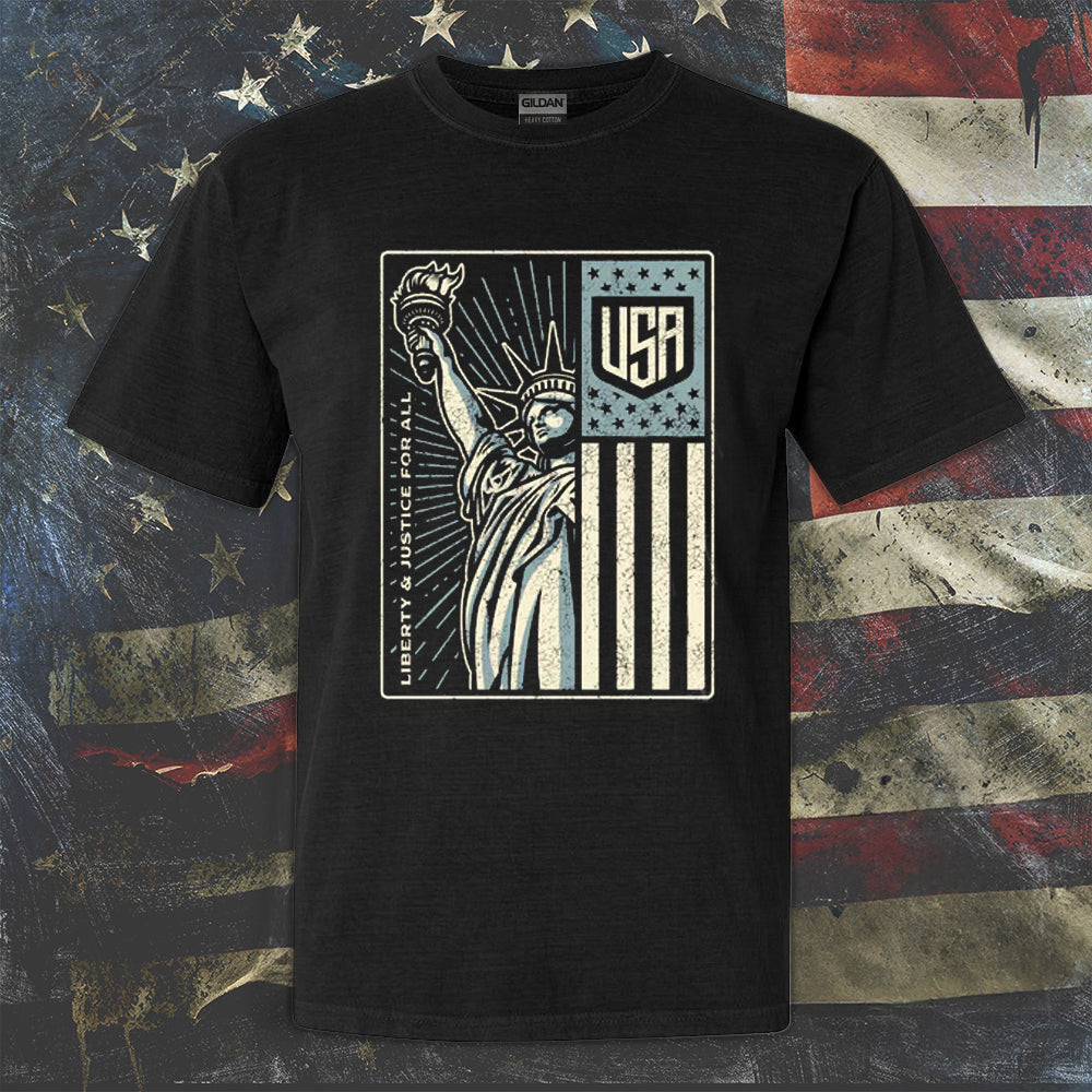 Liberty And Justice For All Shirt Patriotic Graphic Tees Gifts For Brother Liberty And Justice For All Shirt Patriotic Graphic Tees Gifts For Brother
