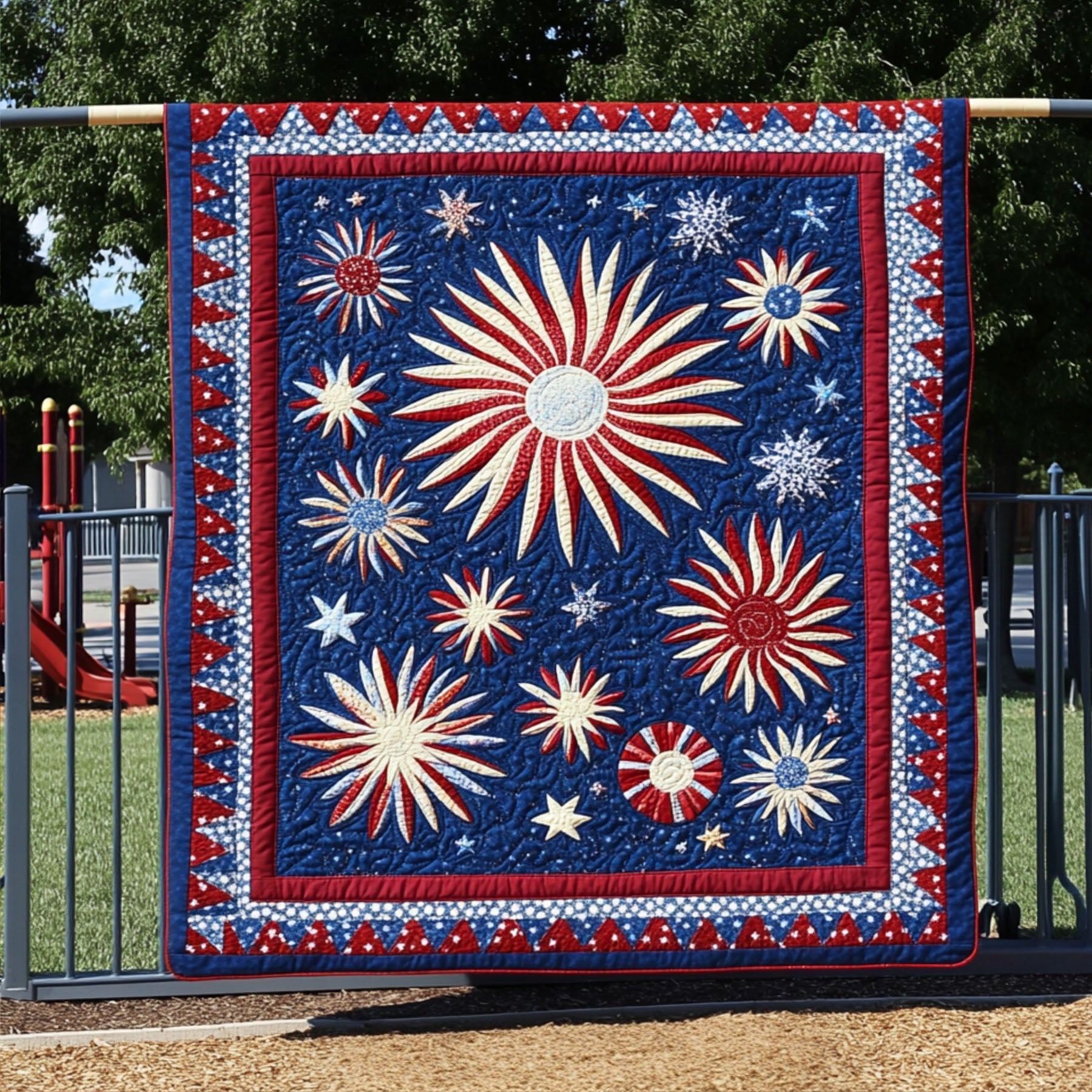 Liberty Lights Quilted Blanket Cute Colorful Blanket 4Th Of July Neighbor Gifts Liberty Lights Quilted Blanket Cute Colorful Blanket 4Th Of July Neighbor Gifts