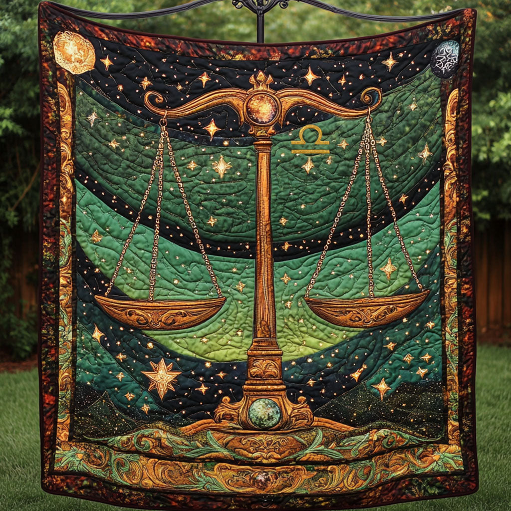 Libra Night Balance Quilted Blanket Cute Throw Blanket Christmas Gift Ideas For Grandma Libra Night Balance Quilted Blanket Cute Throw Blanket Christmas Gift Ideas For Grandma