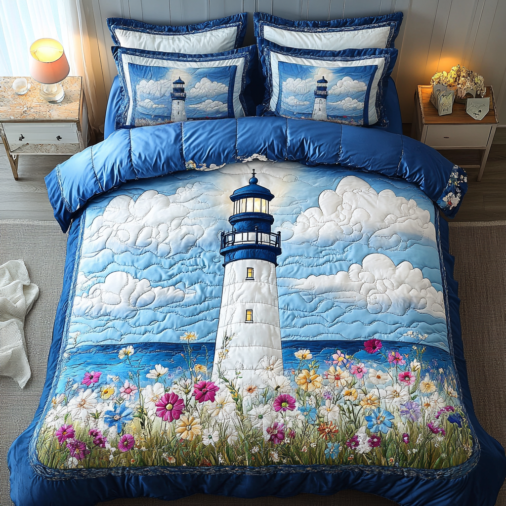 Lighthouse Spark Quilted Bedding Set Duvet Cover Bed Sheet Set Lighthouse Gifts Items Lighthouse Spark Quilted Bedding Set Duvet Cover Bed Sheet Set Lighthouse Gifts Items