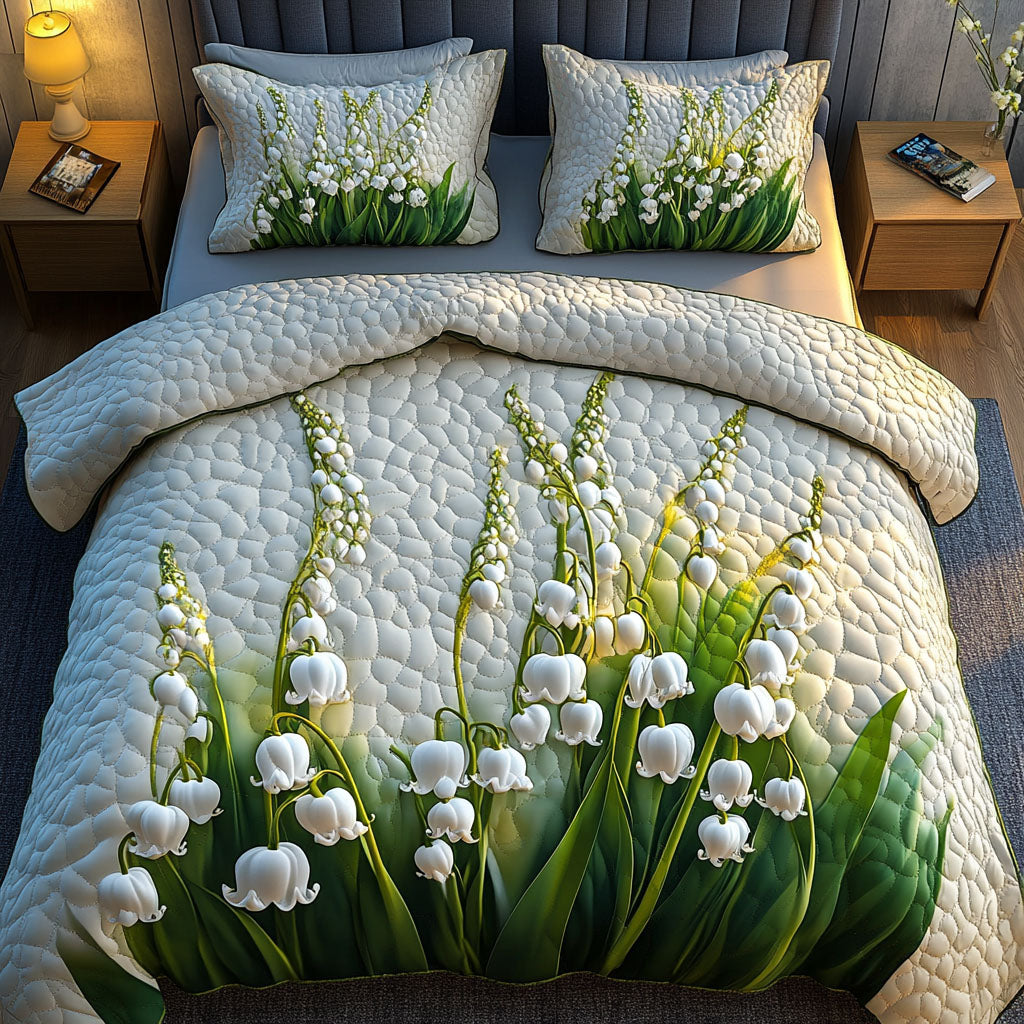 Lily Serenity Quilted Bedding Set Duvet Cover Bedspread Lily Related Gifts Lily Serenity Quilted Bedding Set Duvet Cover Bedspread Lily Related Gifts