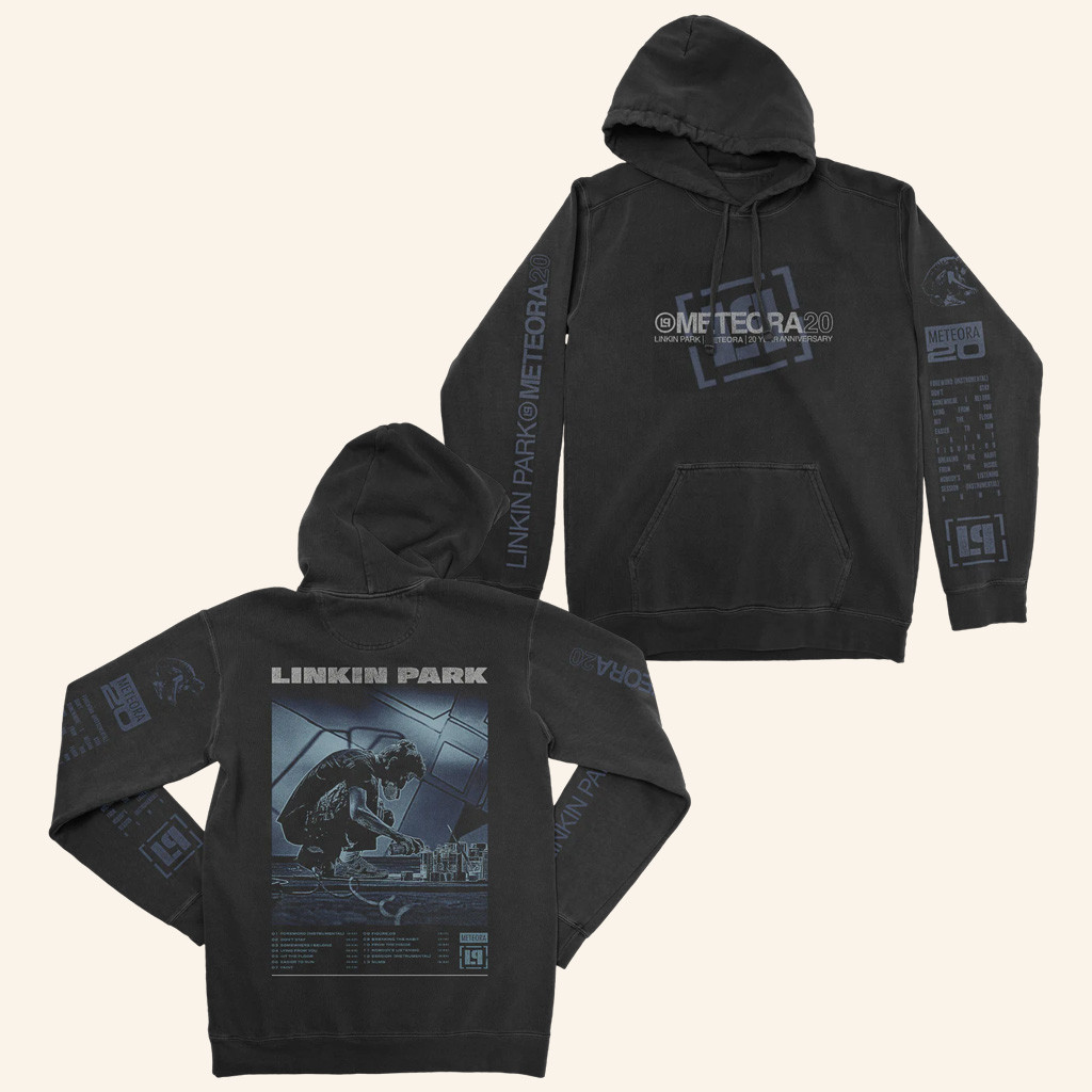 Linkin Park Merch Logo Tilt Black Hoodie Music Related Gifts For Guys Linkin Park Merch Logo Tilt Black Hoodie Music Related Gifts For Guys