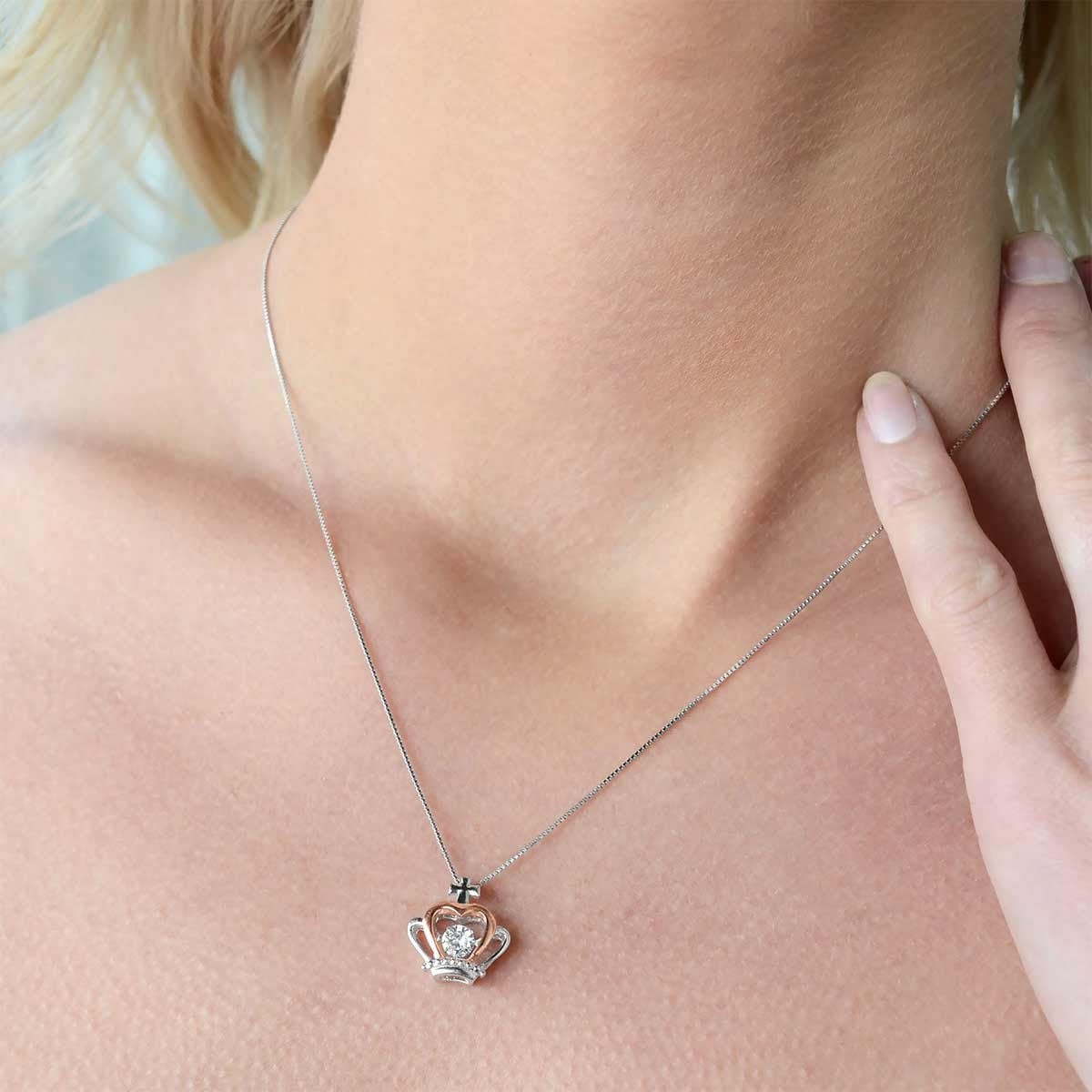 Lion Dad To My Daughter Crown Pendant Necklace Princess Crown Necklace Best Daughter Birthday Gifts From Dad Lion Dad To My Daughter Crown Pendant Necklace Princess Crown Necklace Best Daughter Birthday Gifts From Dad