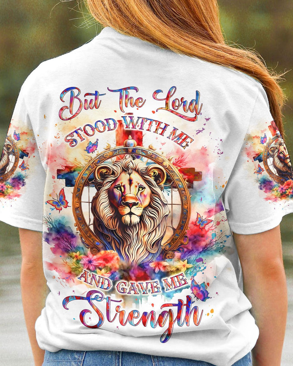 Lion lord stood with me Shirt Women's Faith T-Shirts Gift For Her Lion lord stood with me Shirt Women's Faith T-Shirts Gift For Her