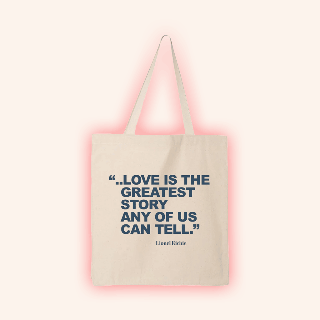Lionel Richie Merch Love Is The Greatest Story Tote Bag Wife Christmas Gifts Lionel Richie Merch Love Is The Greatest Story Tote Bag Wife Christmas Gifts