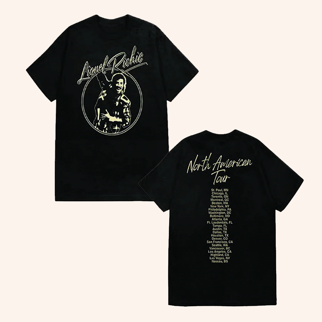 Lionel Richie Merch North American Tour T-Shirt Gift Ideas For Music Lovers Lionel Richie Merch North American Tour T-Shirt Gift Ideas For Music Lovers