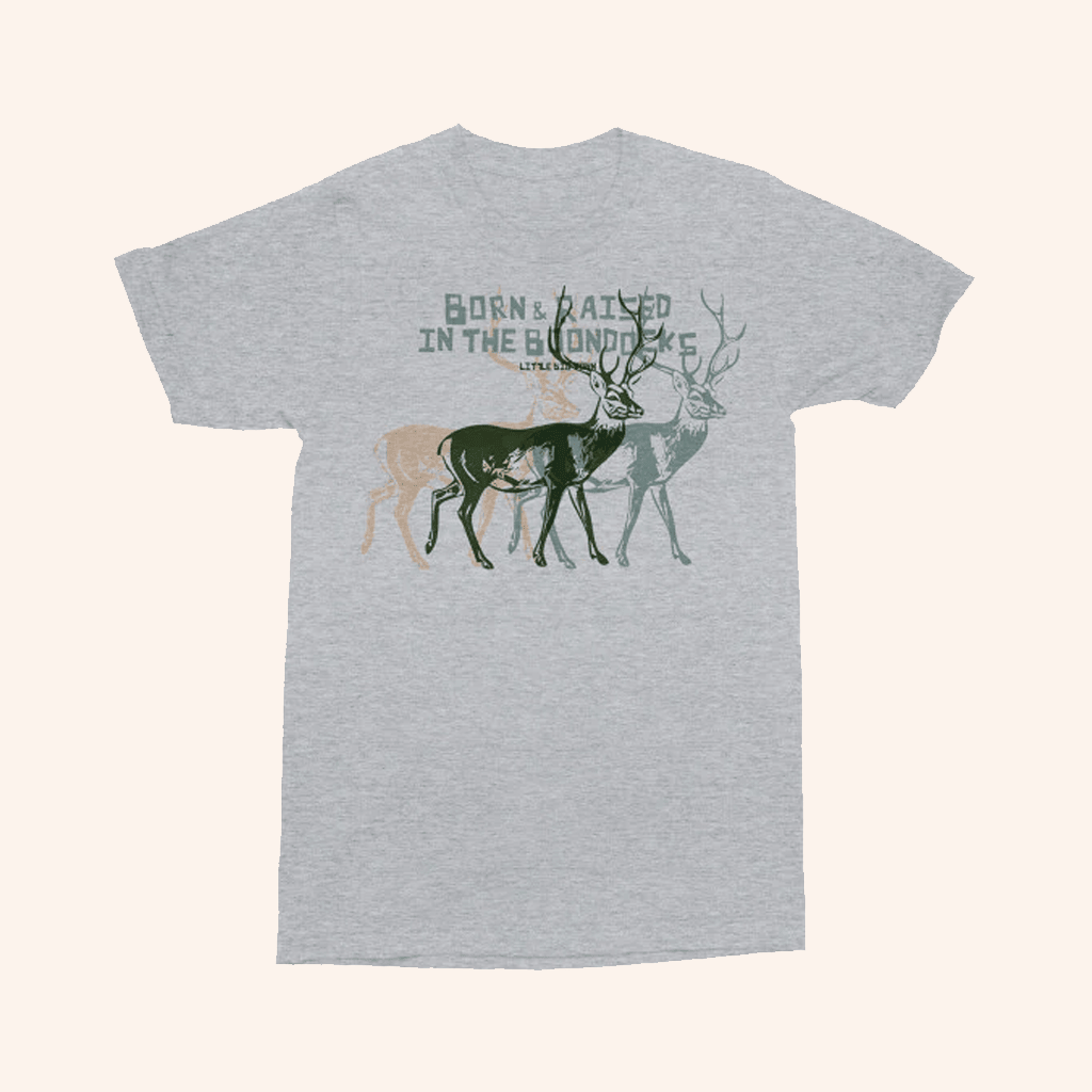 Little Big Town Merch Deer Born And Raised In The Boondocks T-Shirt Present For Husband Little Big Town Merch Deer Born And Raised In The Boondocks T-Shirt Present For Husband