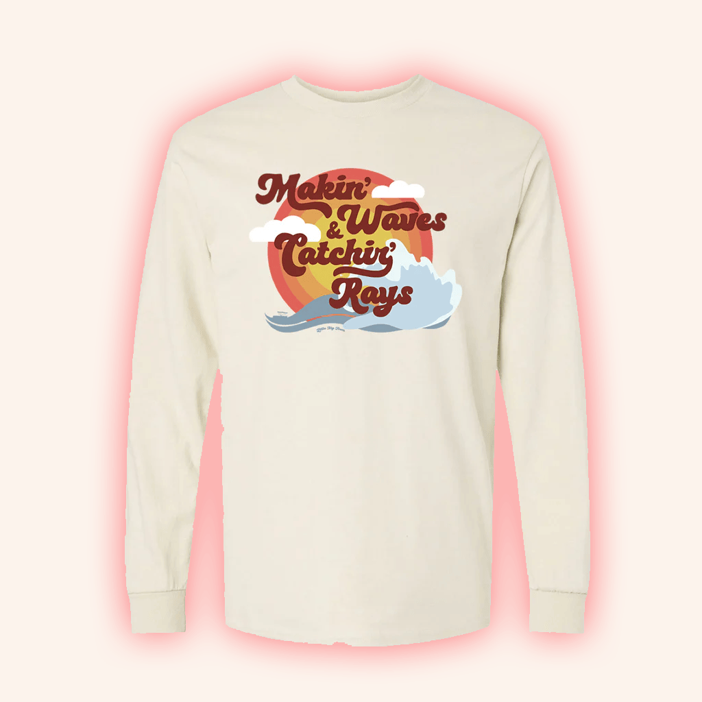 Little Big Town Merch Makin' Waves And Catchin' Rays Sweatshirt Present For Wife Little Big Town Merch Makin' Waves And Catchin' Rays Sweatshirt Present For Wife