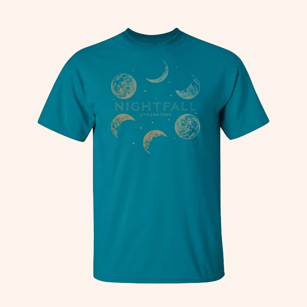 Little Big Town Merch Nightfall Moon T-Shirt Unique Gift For Boyfriend Little Big Town Merch Nightfall Moon T-Shirt Unique Gift For Boyfriend