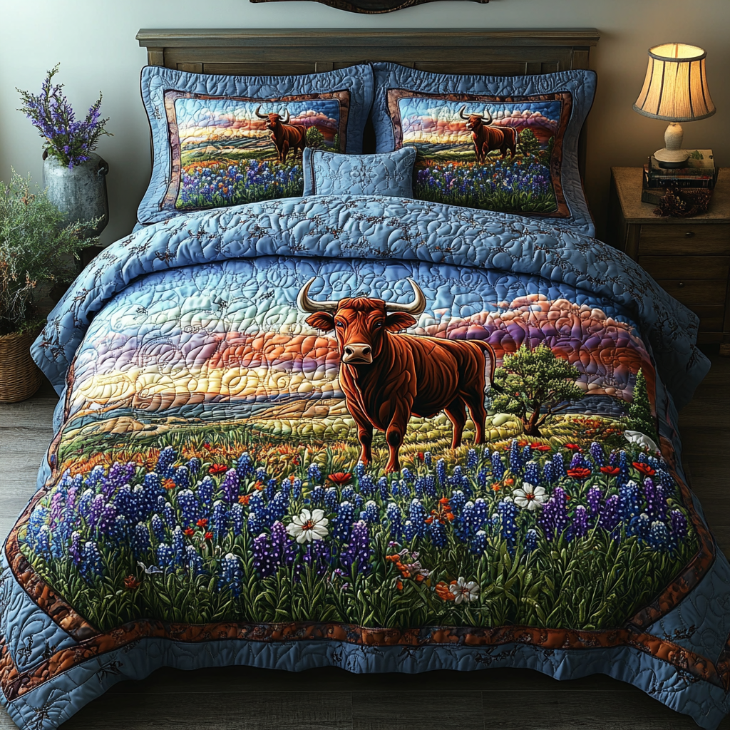 Lone Range Quilted Bedding Set Duvet Cover Bed Sheet Set Texan Gift Items Lone Range Quilted Bedding Set Duvet Cover Bed Sheet Set Texan Gift Items
