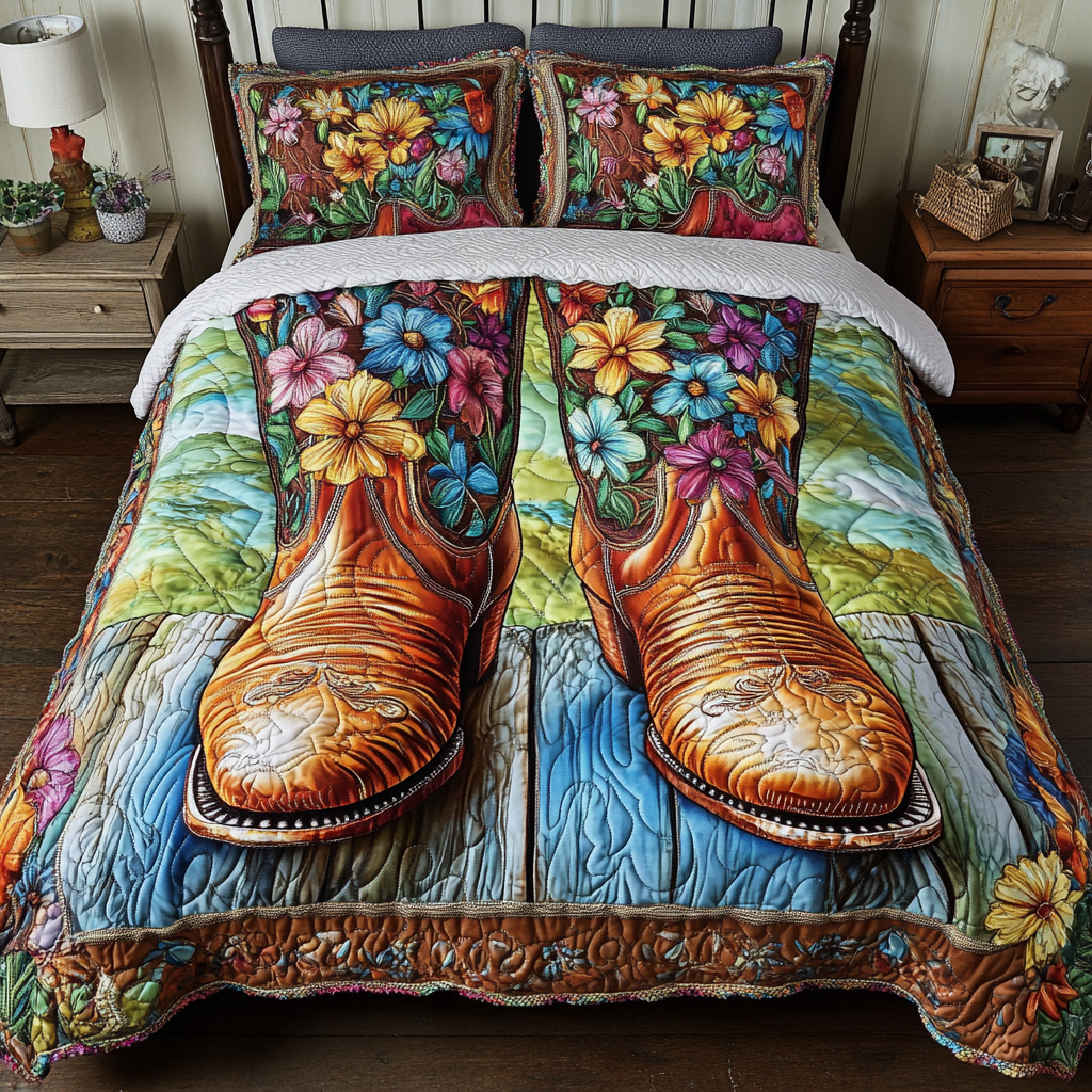 Lone Rider Quilted Bedding Set Duvet Cover Bedspread Western Cowboy Gifts For Dad Lone Rider Quilted Bedding Set Duvet Cover Bedspread Western Cowboy Gifts For Dad