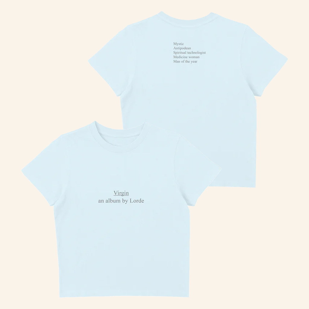 Lorde Merch Virgin New Album Baby Tee Christmas Ideas For Girlfriend