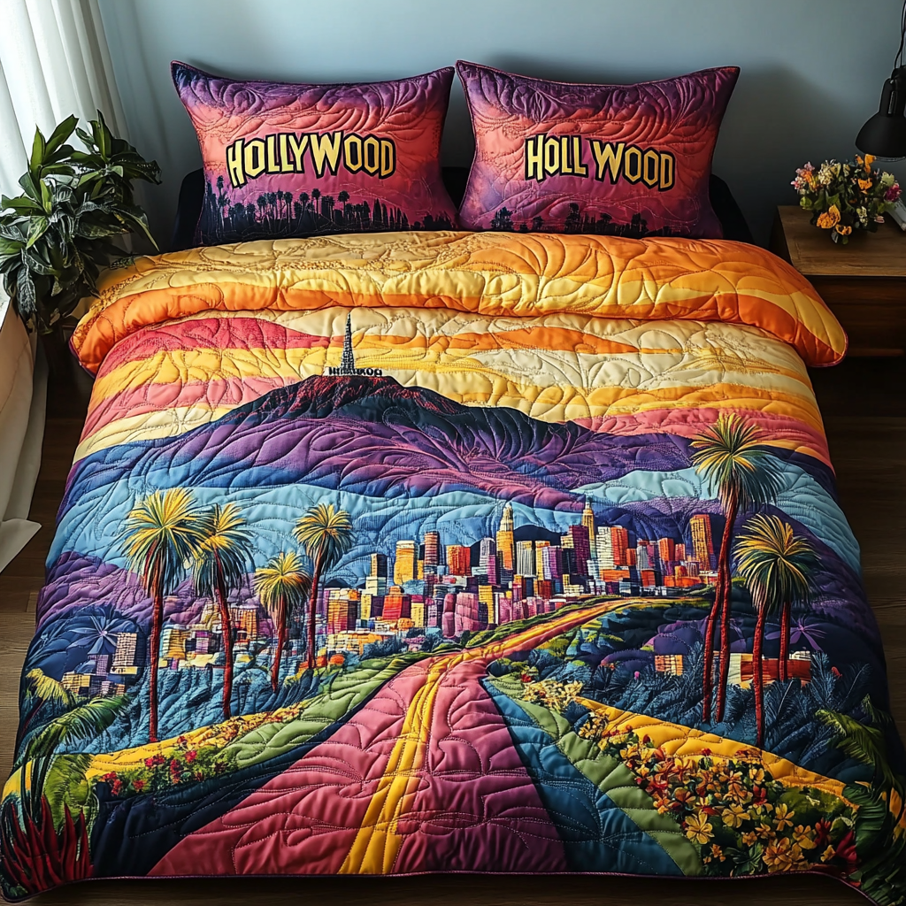 Los Angeles Vibes Quilted Bedding Set Duvet Cover Bedspread Gifts To Get Your Brother For Christmas Los Angeles Vibes Quilted Bedding Set Duvet Cover Bedspread Gifts To Get Your Brother For Christmas