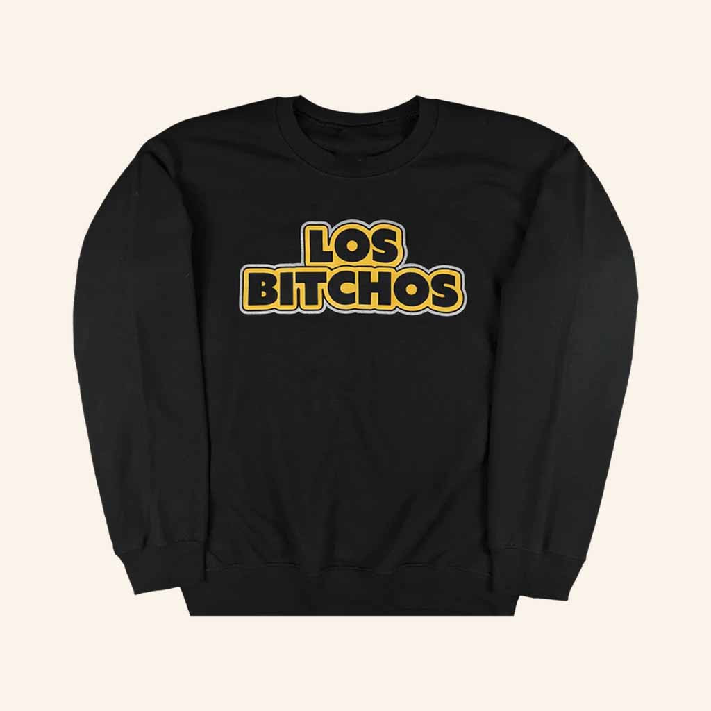 Los Bitchos Merch Los Bitchos Logo Black Sweatshirt Cool Gifts For Music Lovers Los Bitchos Merch Los Bitchos Logo Black Sweatshirt Cool Gifts For Music Lovers