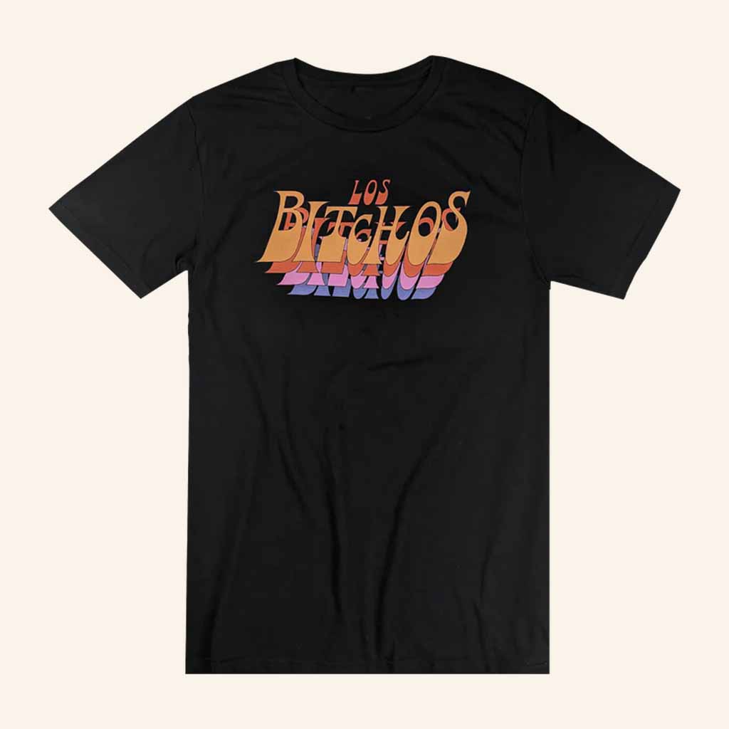 Los Bitchos Merch Los Bitchos Logo Layered T-Shirt Music Gift Ideas For Guys Los Bitchos Merch Los Bitchos Logo Layered T-Shirt Music Gift Ideas For Guys