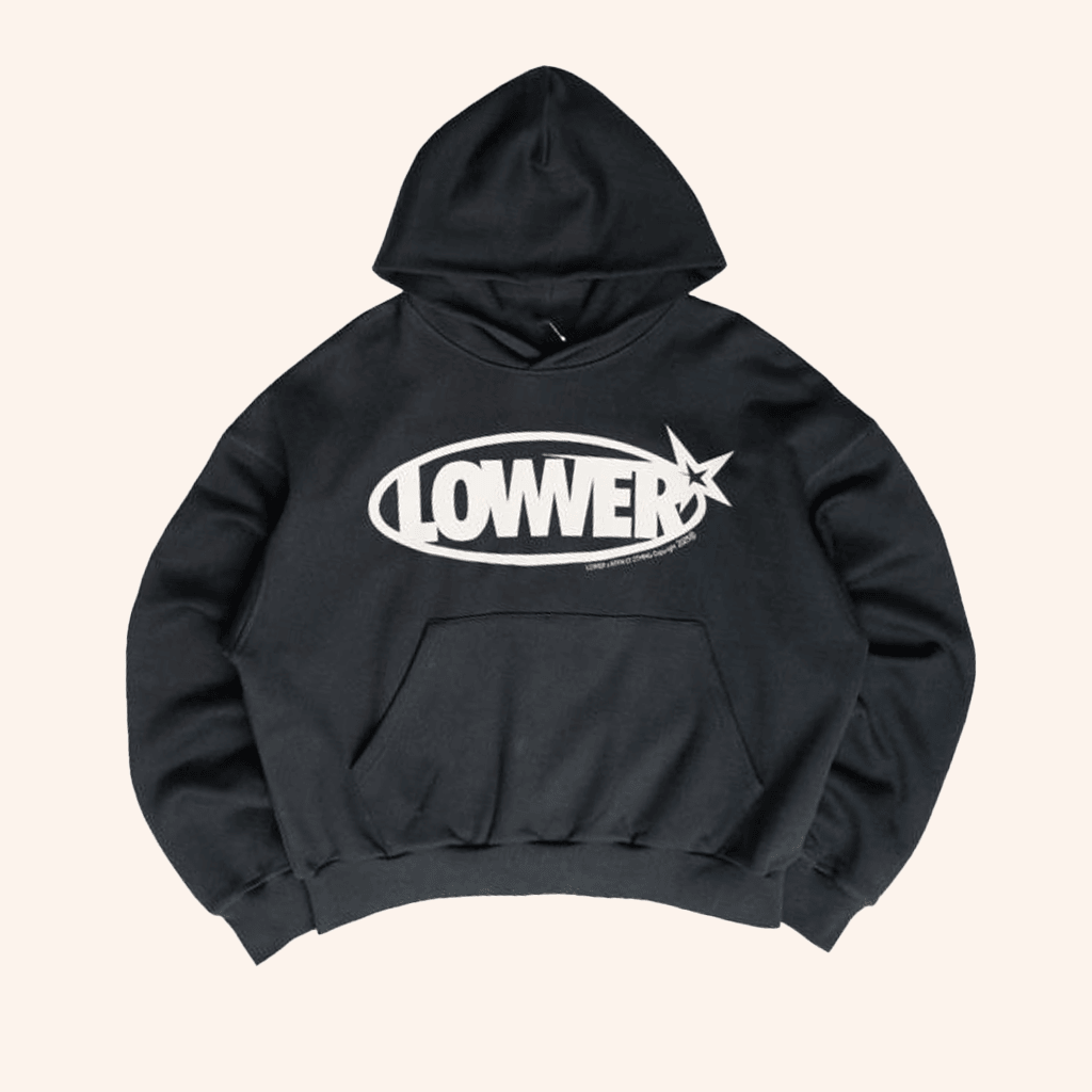 Lower Merch Lower X EFFN Black Hoodie Christmas Presents For Boyfriend Lower Merch Lower X EFFN Black Hoodie Christmas Presents For Boyfriend