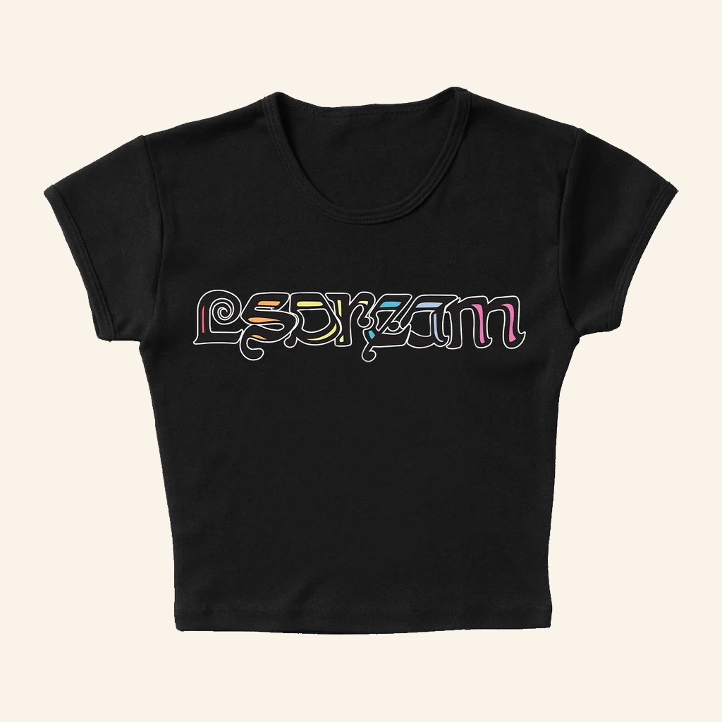 LSDREAM Merch LSDREAM Cosmic Love Logo Crop Top Christmas Gifts For Wife LSDREAM Merch LSDREAM Cosmic Love Logo Crop Top Christmas Gifts For Wife