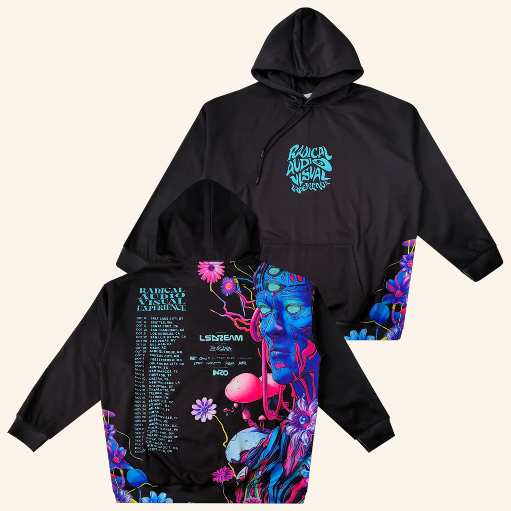 LSDREAM Merch Radical Audio Visual Experience Tour Hoodie Gifts For Music Lovers LSDREAM Merch Radical Audio Visual Experience Tour Hoodie Gifts For Music Lovers