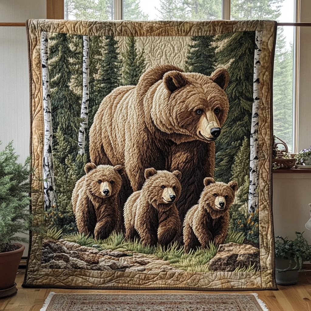 Lumbering Giant Quilted Blanket Cute Throw Blanket Bear Gifts For Men Christmas Lumbering Giant Quilted Blanket Cute Throw Blanket Bear Gifts For Men Christmas