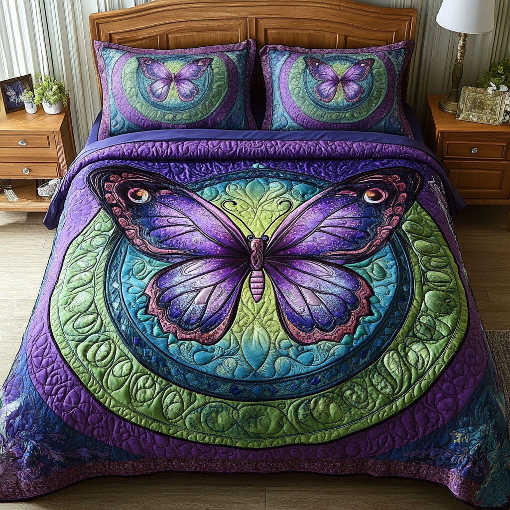 Luminous Wings Quilted Bedding Set Duvet Cover Bed Sheet Set Butterfly Gift Ideas Birthday Luminous Wings Quilted Bedding Set Duvet Cover Bed Sheet Set Butterfly Gift Ideas Birthday