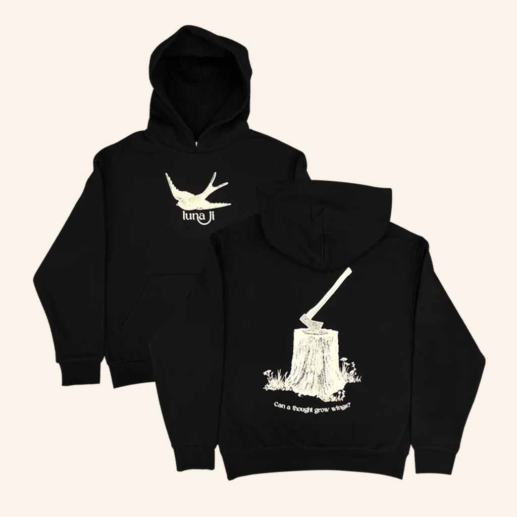 Luna Li Merch Axe Can A Thought Grow Wings Hoodie Cool Christmas Gifts For Guys Luna Li Merch Axe Can A Thought Grow Wings Hoodie Cool Christmas Gifts For Guys