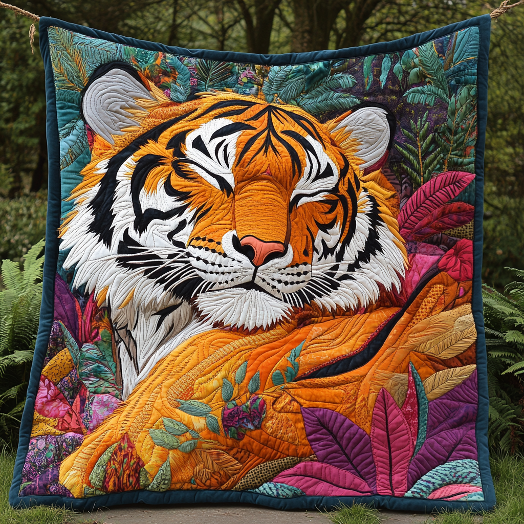 Lush Lair Quilted Blanket Cute Colorful Blanket Tiger Themed Gifts Lush Lair Quilted Blanket Cute Colorful Blanket Tiger Themed Gifts