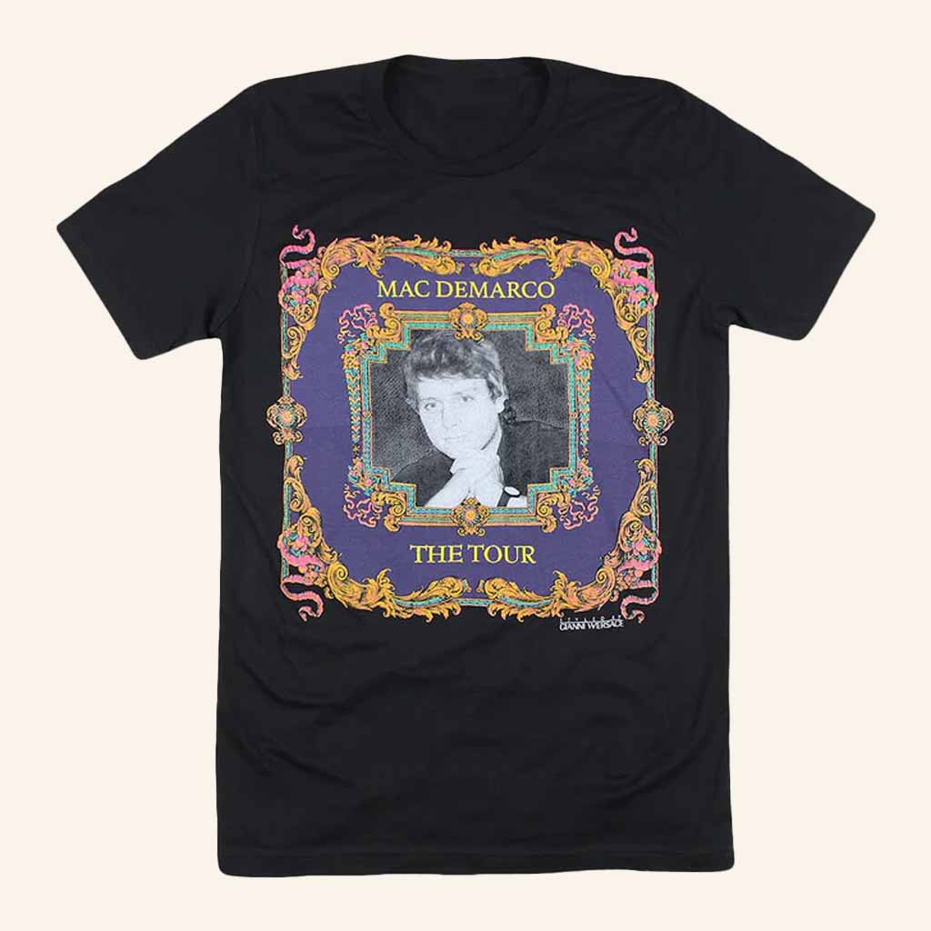 Mac DeMarco Merch Mac DeMarco The Tour Black T-Shirt Best Gifts For Music Lovers Mac DeMarco Merch Mac DeMarco The Tour Black T-Shirt Best Gifts For Music Lovers