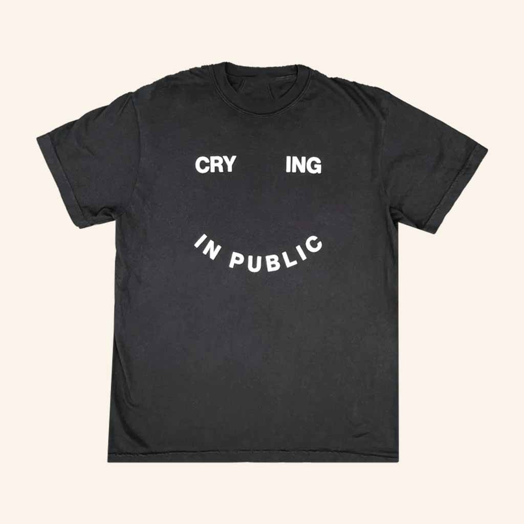 Madi Diaz Merch Crying In Public Black T-Shirt Christmas Gifts For Husband